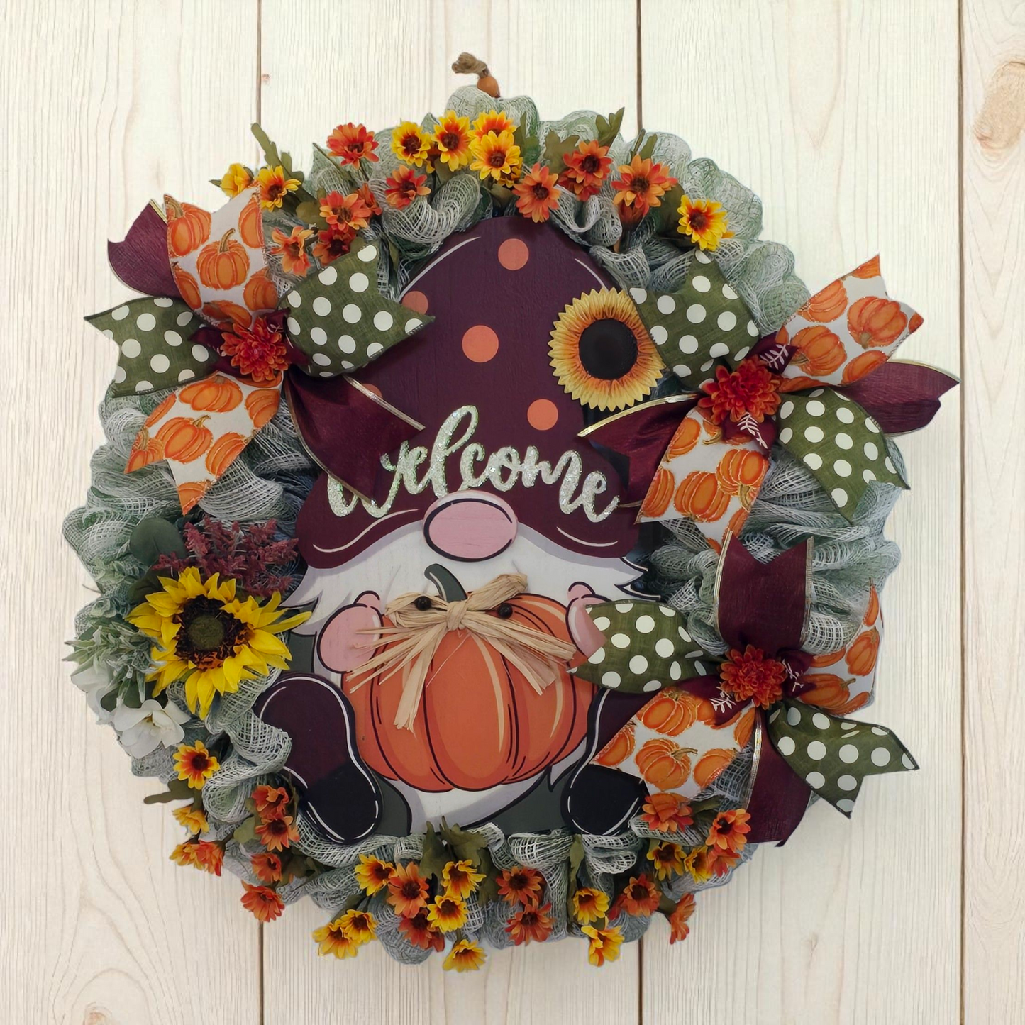 Fall Gnome Wreath