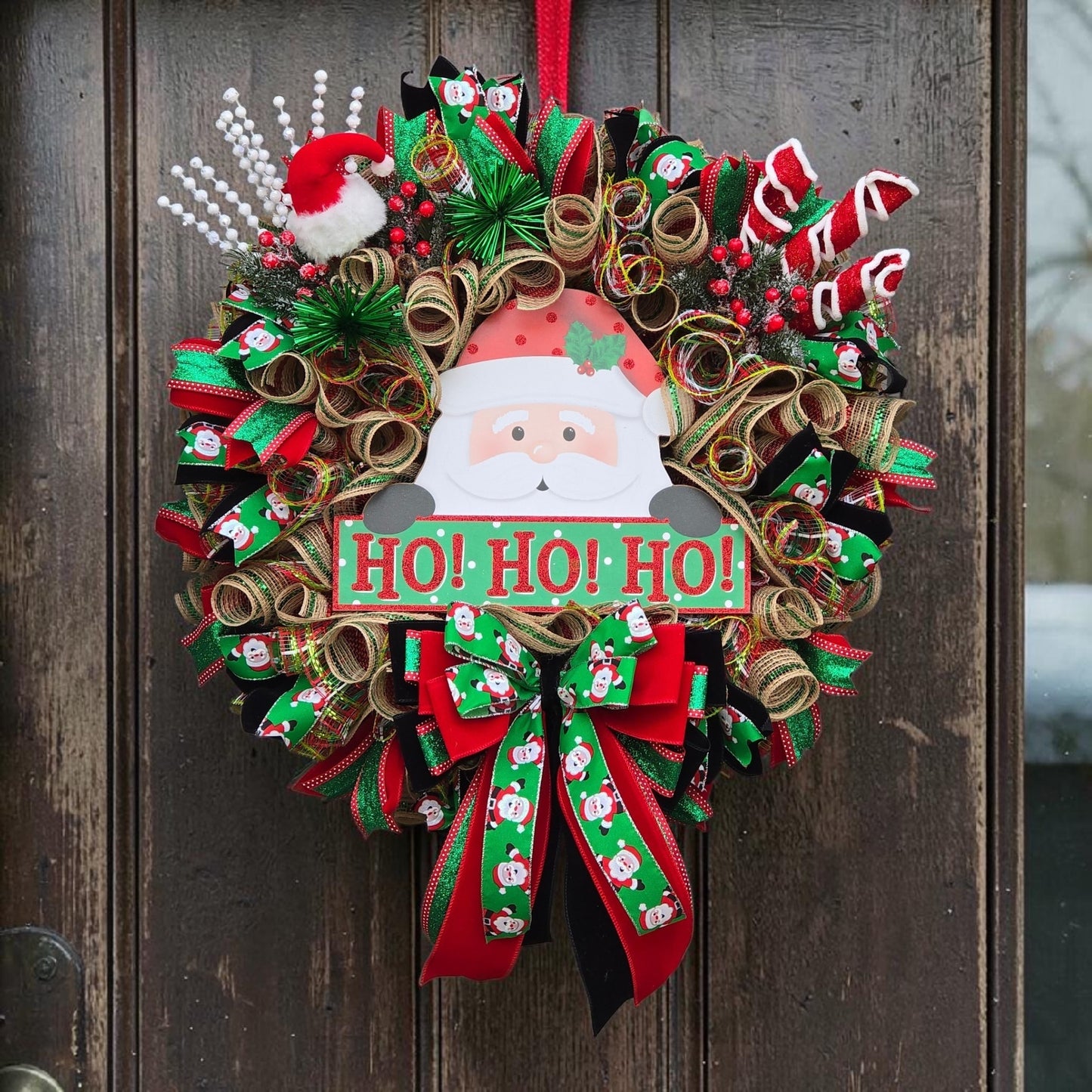 Ho Ho Ho Wreath