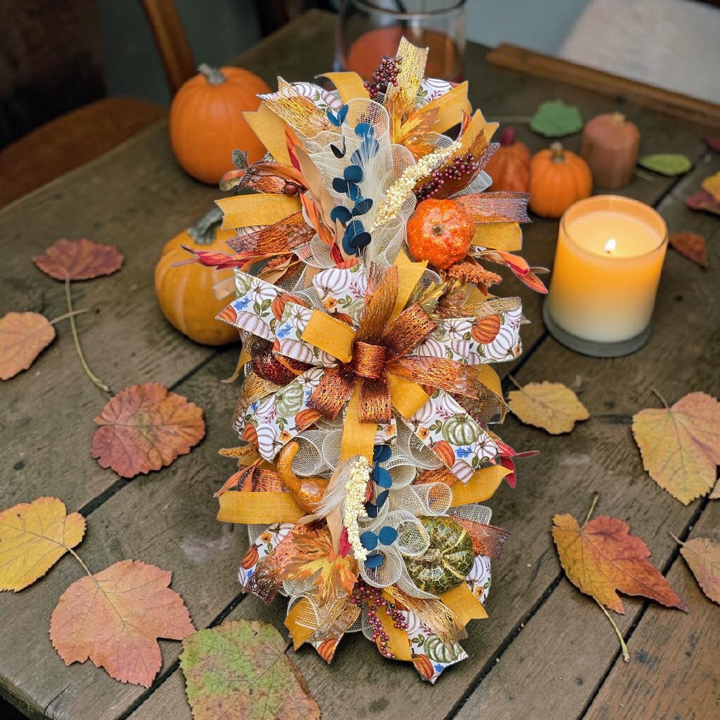 Fall Door Swag or Table Centerpiece