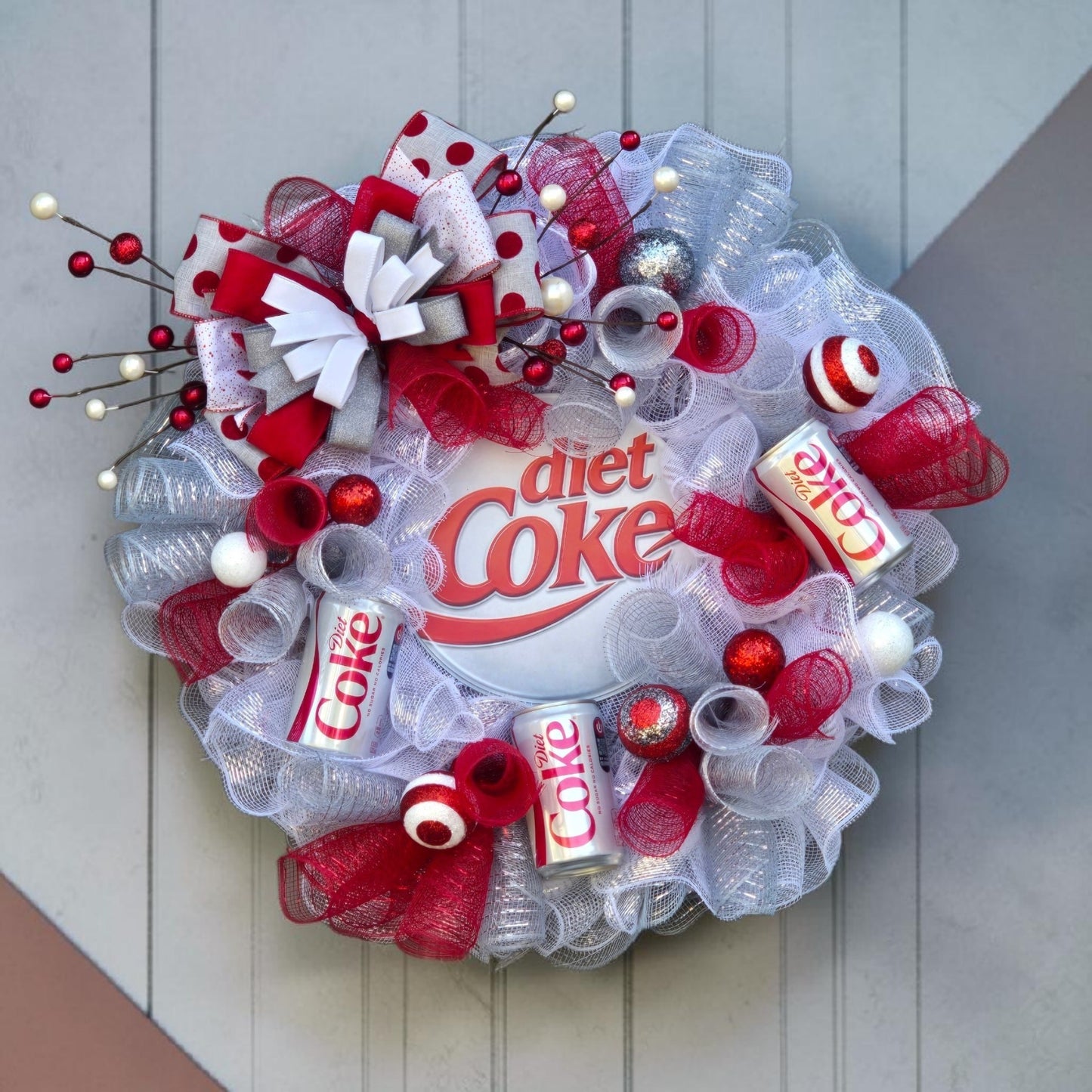 Diet Coke Wreath