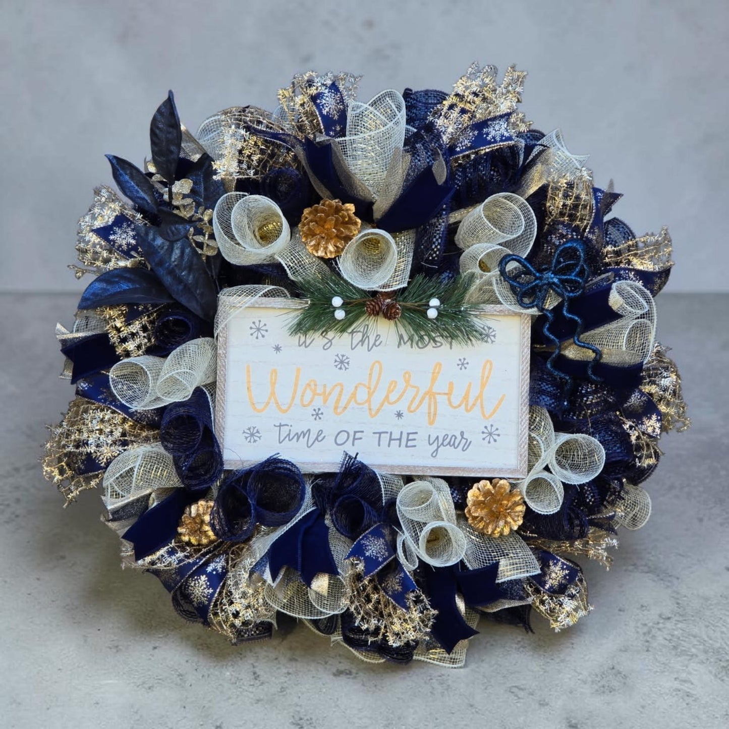 It's the most wonderful time of the year wreath