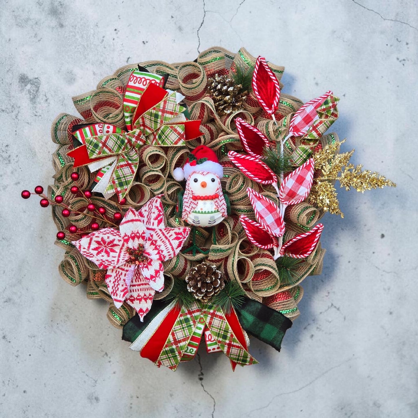 Winter Bird Wreath