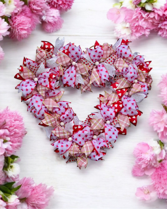 Valentine's Heart Shaped Wreath