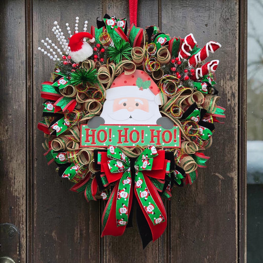 Ho Ho Ho Wreath
