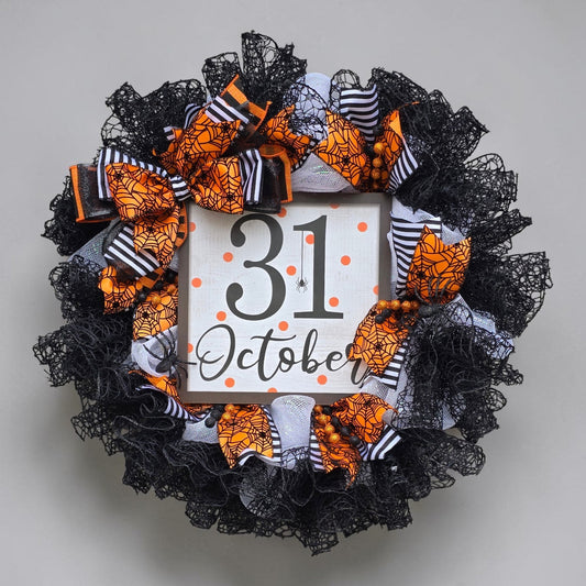 October 31st Halloween Wreath