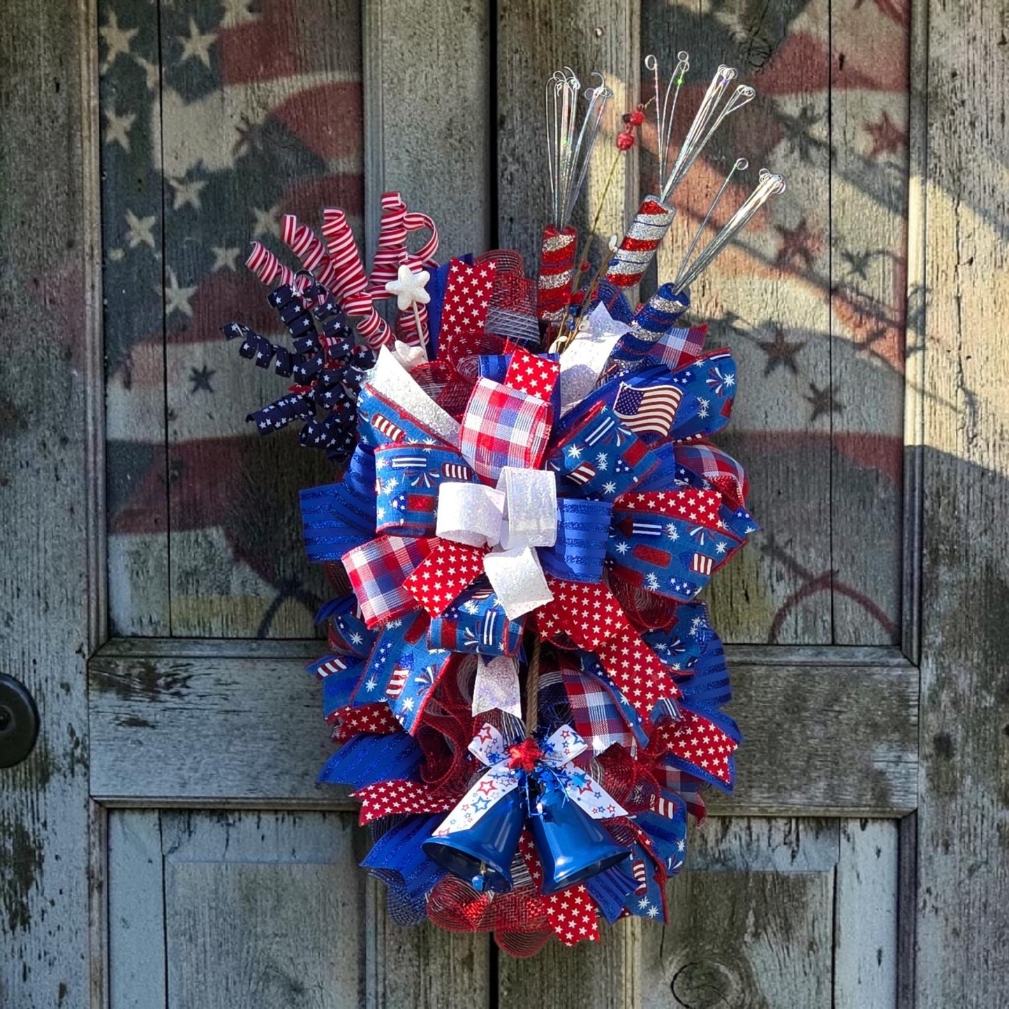 4th of July Door Swag Wreath