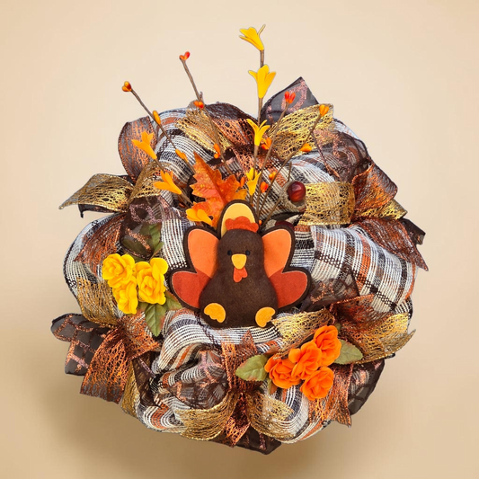 Mini Turkey Wreath