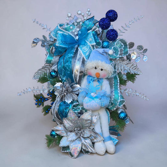 Snowman Swag Wreath