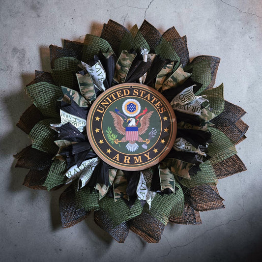 Army Flower Wreath