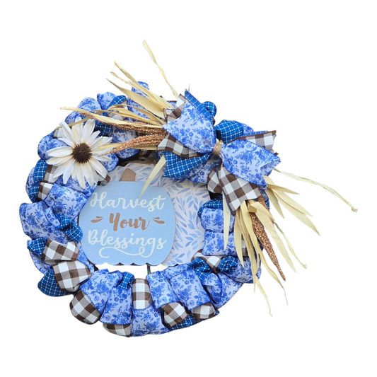 Harvest Your Blessings Wreath