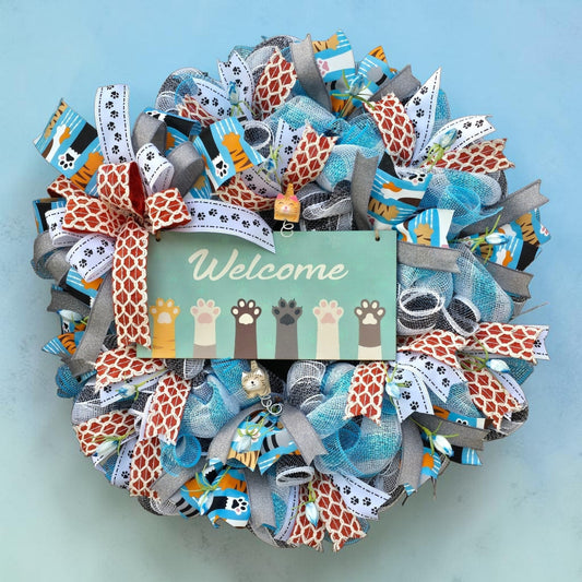Cat Scratch Wreath