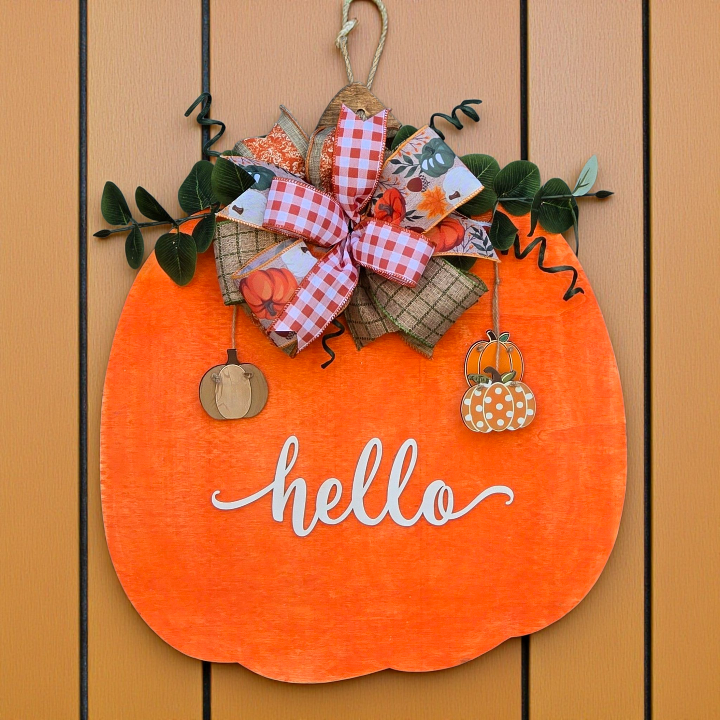 Hello Pumpkin Door Hanger