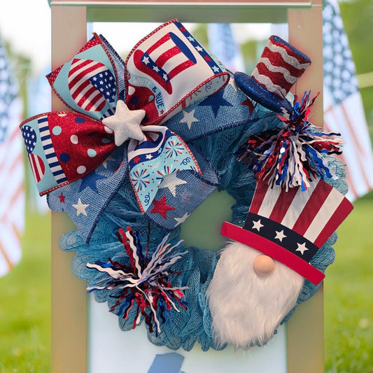 Mini 4th of July Wreath