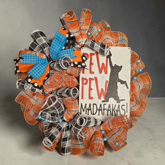 Pew Pew Wreath