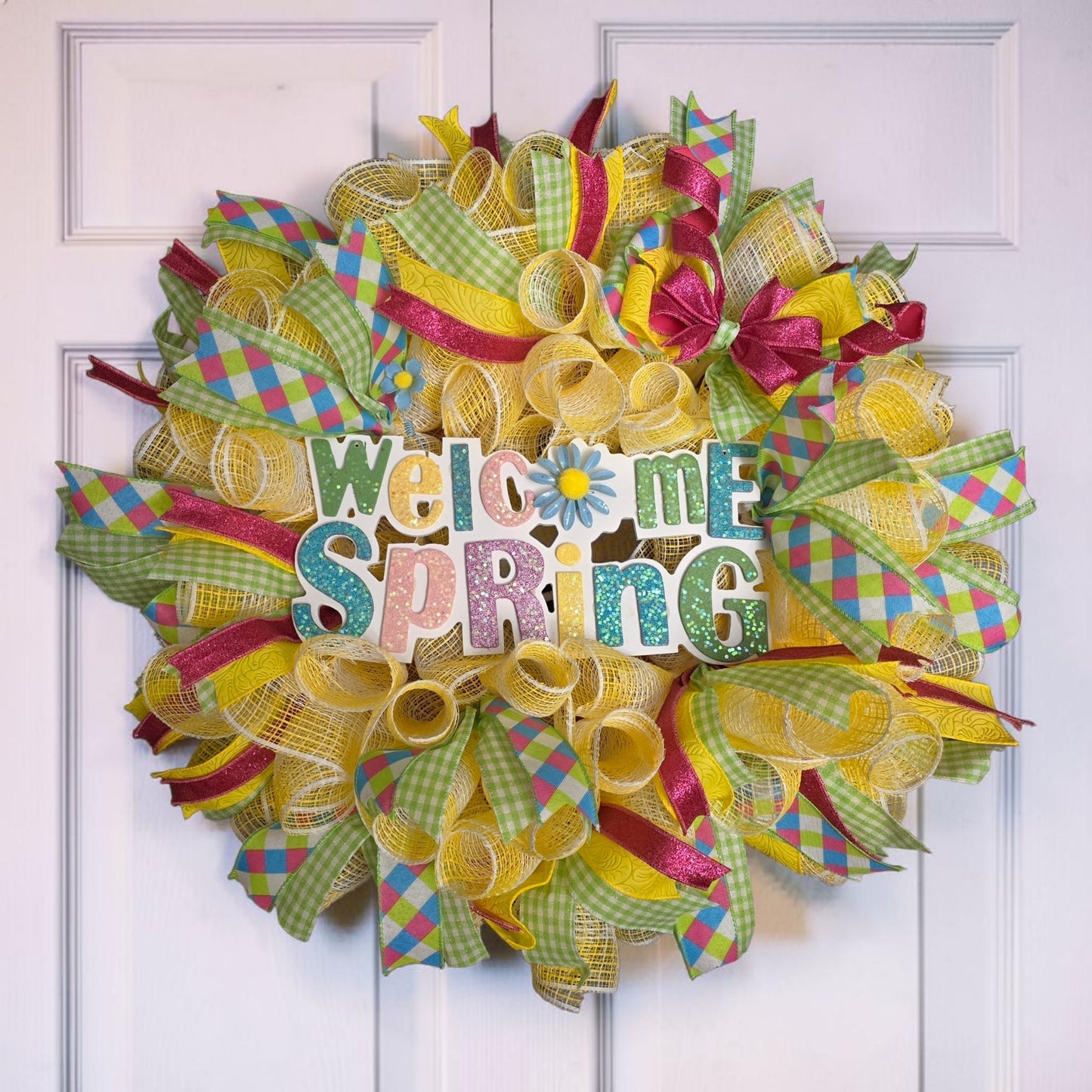 Welcome Spring Yelliw Wreath