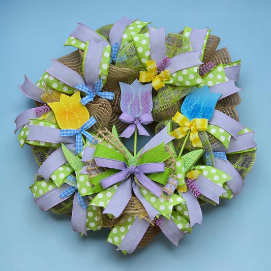 3 Tulips Wreath