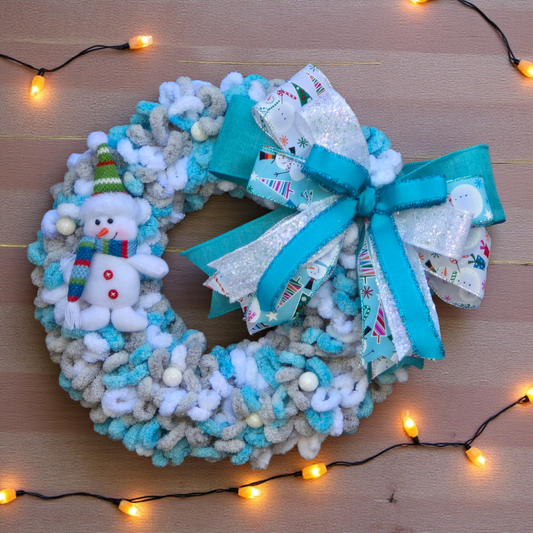 Snowman Wreath