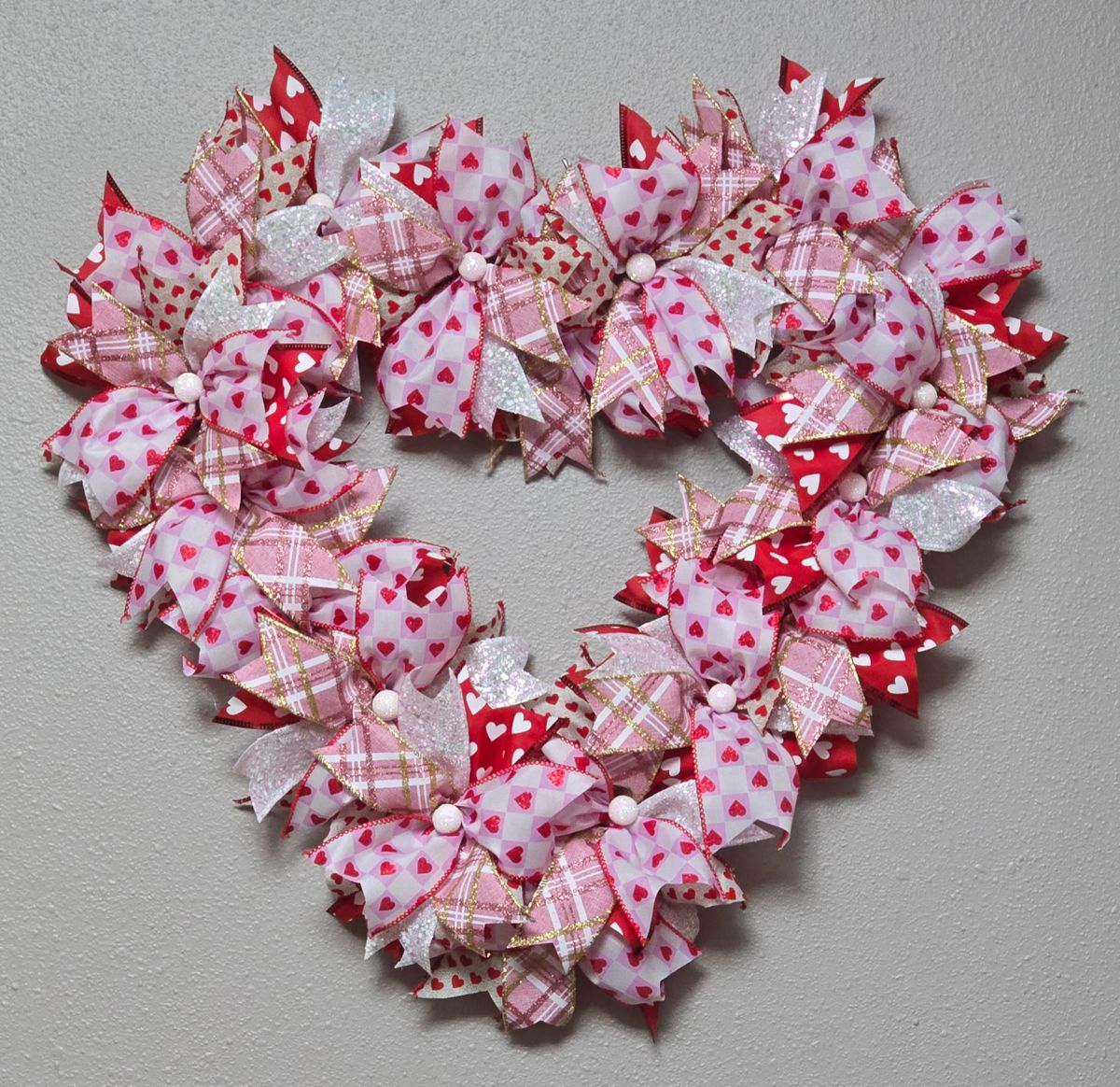 Valentine's Heart Shaped Wreath